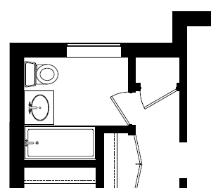 Click to view more one-bedroom floor plans 549-607 Sheridan One Bedroom